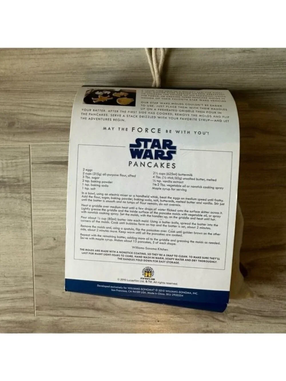 Williams Sonoma Star Wars Pancake Molds